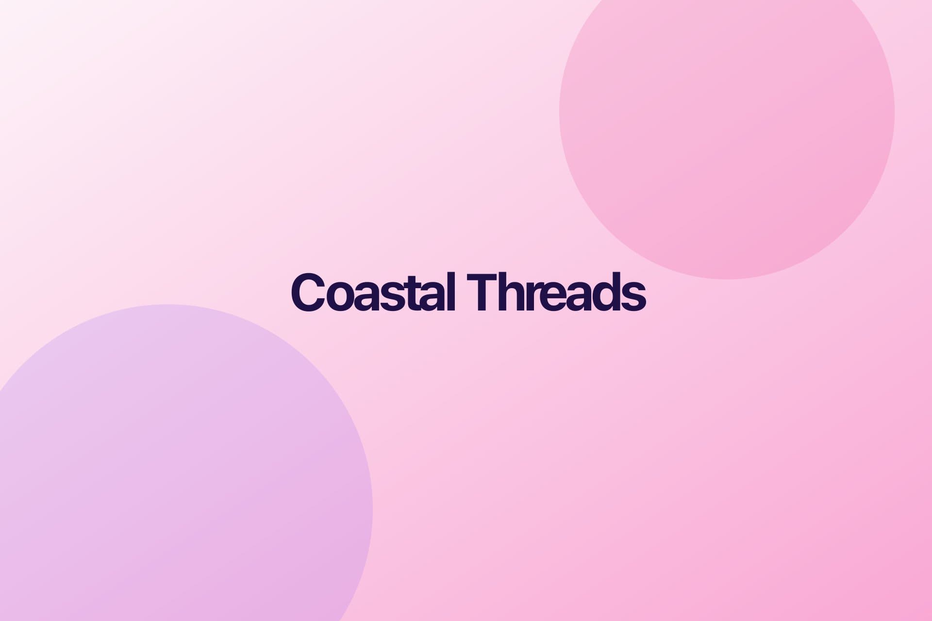Coastal Threads boutique storefront on Topsail Island